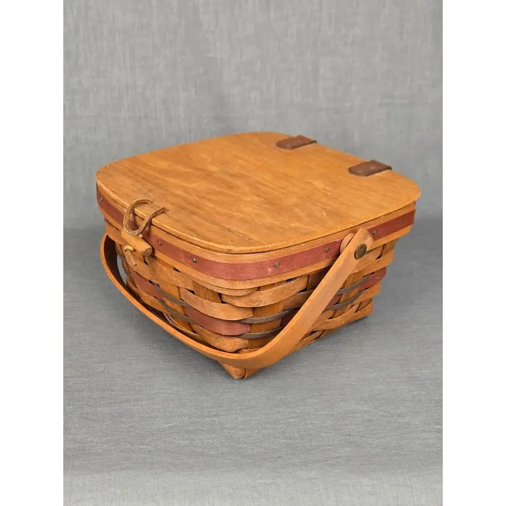 Longaberger 1989 Sponsor Share the Tradition Basket ~ Award Basket Signed by Fam